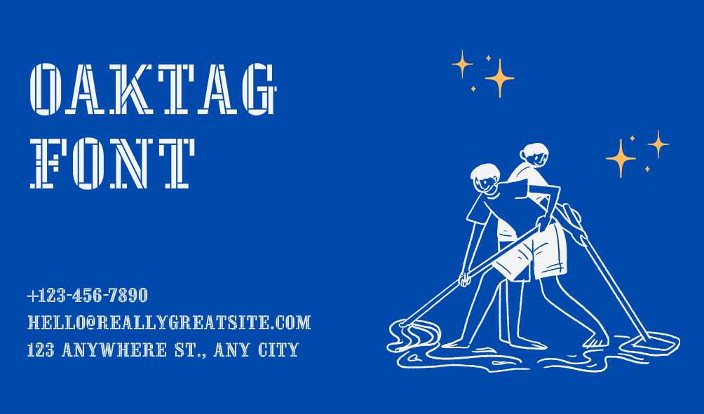 Oaktag 3D Font | Free Font Download | Download Thousands of Fonts for Free Sample Image