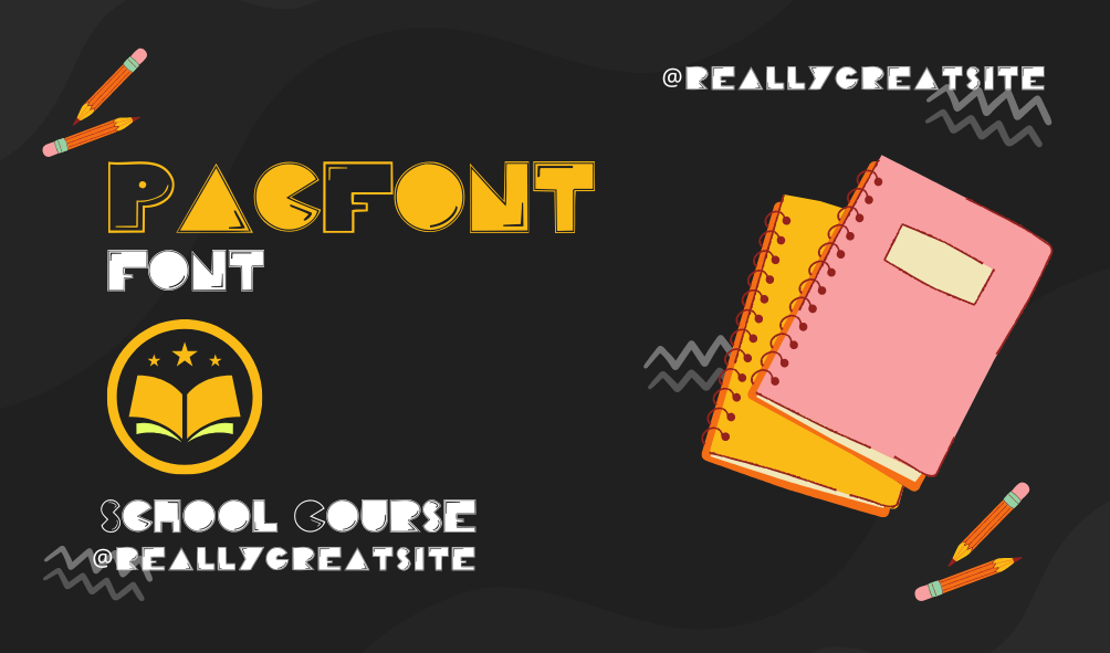 PacFont Font | Free Font Download | Download Thousands of Fonts for Free Sample Image