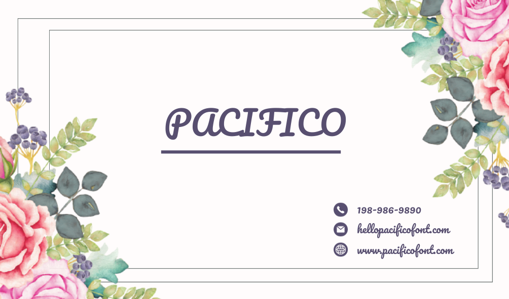 Pacifico Regular Font | Free Font Download | Download Thousands of Fonts for Free Sample Image