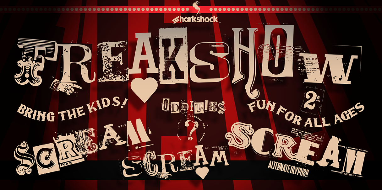 Freakshow Font | Free Font Download | Download Thousands of Fonts for Free Sample Image